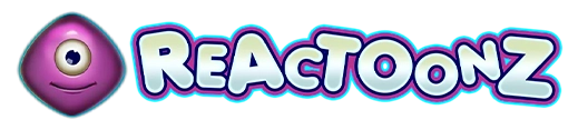 Reactoonz slot website logo